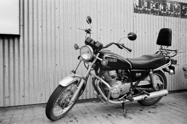 My motorcycle, circa 1984
